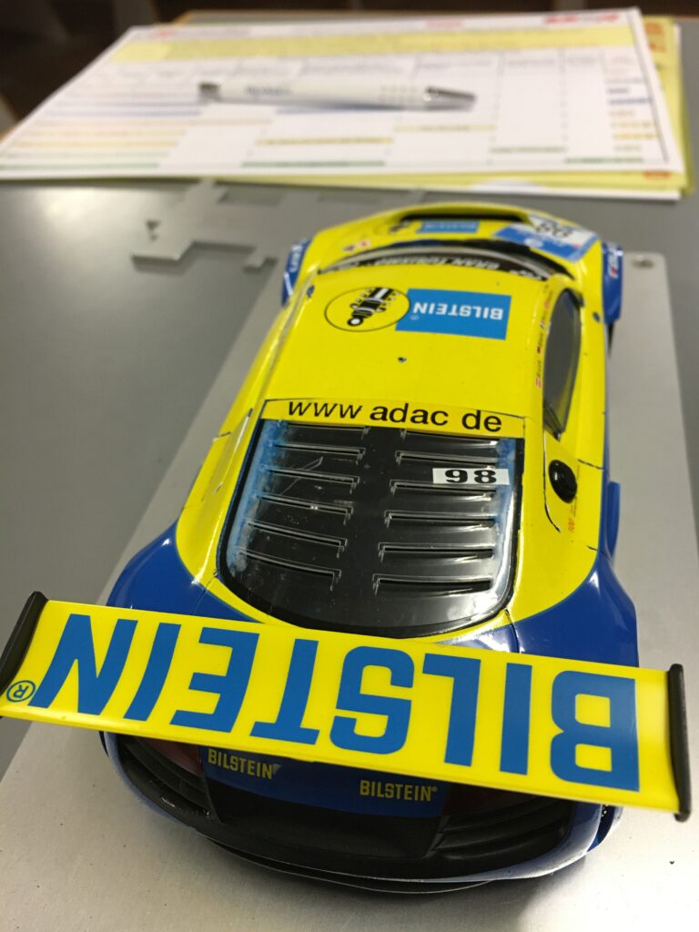 Wagenabnahme Slotcar